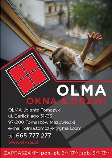 OLMA Tomczyk - Okna Drzwi Bramy Rolety Żaluzje Moskitiery Plisy Parapety